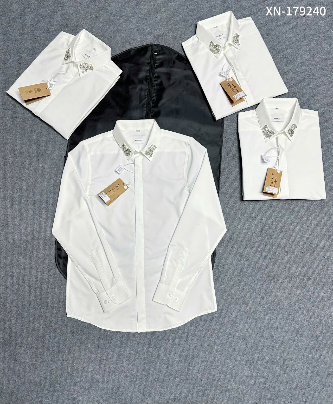 SƠ MI BURBERRY TAG ĐÁ 2 BÊN